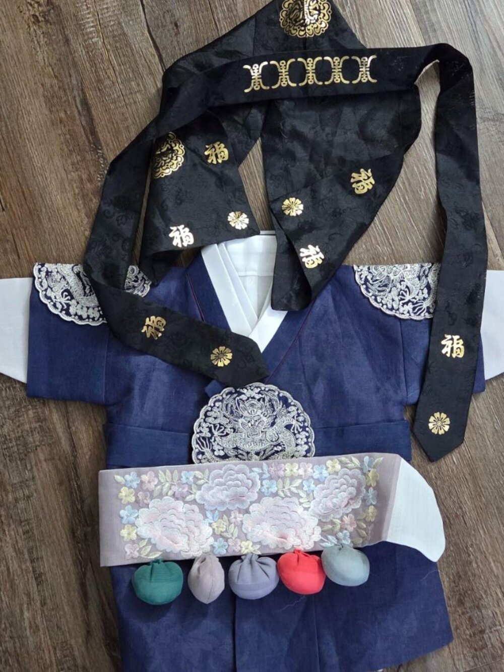 Infant Korean Hanbok for Dol, Baek-il